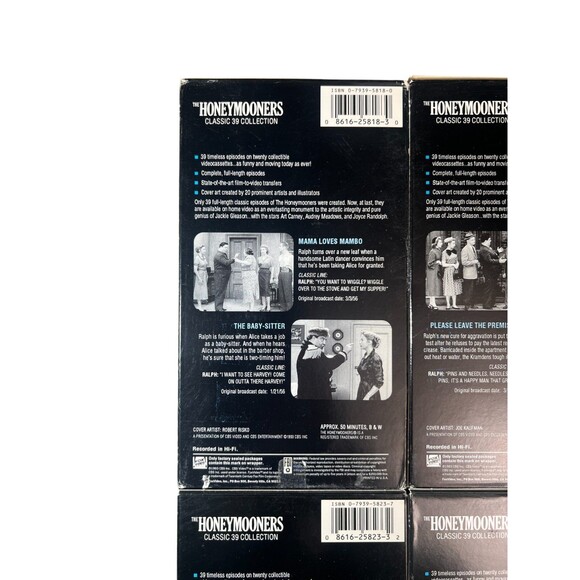 THE HONEYMOONERS Classic 39 Collection LOT of 8 VHS Tapes 16 Episodes 80s TESTED - Picture 9 of 16